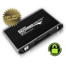 Kanguru Defender KDH3B-300F-4TS 4 TB FIPS 140-2 Certified, Portable Rugged Solid State Drive - 2.5" External - SATA (SATA/300) - Matte Black - TAA Compliant - USB 3.2 (Gen 1) - 256-bit Encryption Standard - 3 Year Warranty KDH3B-300F-4TS