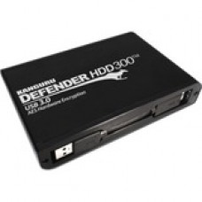 Kanguru Defender KDH3B-300F-5T 5 TB Portable Hard Drive - 2.5" External - SATA (SATA/300) - Matte Black - TAA Compliant - USB 3.0 Type B - 256-bit Encryption Standard - 3 Year Warranty KDH3B-300F-5T