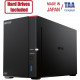 Buffalo LinkStation 720D 4TB Hard Drives Included (2 x 2TB, 2 Bay) - Hexa-core (6 Core) 1.30 GHz - 2 x HDD Supported - 2 x HDD Installed - 4 TB Installed HDD Capacity - 2 GB RAM - Serial ATA/600 Controller - RAID Supported 0, 1, JBOD - 2 x Total Bays - 2.