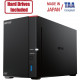 Buffalo LinkStation 720D 16TB Hard Drives Included (2 x 8TB, 2 Bay) - Hexa-core (6 Core) 1.30 GHz - 2 x HDD Supported - 2 x HDD Installed - 16 TB Installed HDD Capacity - 2 GB RAM - Serial ATA/600 Controller - RAID Supported 0, 1, JBOD - 2 x Total Bays - 