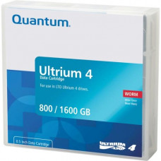 Quantum LTO Ultrium 4 WORM Tape Cartridge - LTO Ultrium LTO-4 - 800GB (Native) / 1600GB (Compressed) MR-L4MQN-02