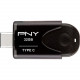 PNY Elite Type-C USB 3.1 Flash Drive - 32 GB - USB 3.1 Type C P-FD32GTBAT4TC31-GE