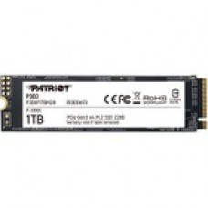 PATRIOT Memory P300 1 TB Solid State Drive - M.2 2280 Internal - PCI Express NVMe (PCI Express NVMe 3.0 x4) - 320 TB TBW - 2100 MB/s Maximum Read Transfer Rate - 3 Year Warranty P300P1TBM28