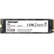 PATRIOT Memory P300 512 GB Solid State Drive - M.2 2280 Internal - PCI Express NVMe (PCI Express NVMe 3.0 x4) - Desktop PC, Notebook Device Supported - 160 TB TBW - 1700 MB/s Maximum Read Transfer Rate - 3 Year Warranty P300P512GM28