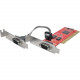 Tripp Lite 2-Port DB9 RS232 PCI Serial Adapter Card Low Profile 16550 UART - Low-profile Plug-in Card - PCI - PC, Linux - 2 x Number of Serial Ports External - TAA Compliance PCI-D9-02-LP
