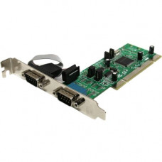 Startech.Com 2 Port PCI RS422/485 Serial Adapter Card with 161050 UART - 2 x 9-pin DB-9 Male RS-422/485 Serial Universal PCI - RoHS, TAA Compliance PCI2S4851050