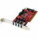 Startech.Com 4 Port PCI SuperSpeed USB 3.0 Adapter Card with SATA/SP4 Power - PCI - Plug-in Card - 4 USB Port(s) - 4 USB 3.0 Port(s) - RoHS, TAA Compliance PCIUSB3S4