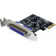 Startech.Com 1 Port PCI Express Low Profile Parallel Adapter Card - SPP/EPP/ECP - 1 x 25-pin DB-25 Female Parallel PCI Express x1 - RoHS Compliance PEX1PLP