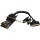 Startech.Com 2S1P PCI Express Serial Parallel Combo Card - Add a parallel port and two RS-232 serial ports to your PC through a PCI-Express expansion slot - PCI Express Serial Parallel Card - PCIe Serial Parallel Combo Card Adapter - 2 Port Serial and 1 P