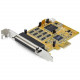 Startech.Com 8-Port PCI Express RS232 Serial Adapter Card - PCIe to Serial DB9 RS232 Controller Card - 16C1050 UART - 15kV ESD - Win/Linux - 8-port PCI Express RS232 serial adapter card 16C1050 UART 15kV ESD/Systembase SB16C1058PCI - Bi-directional speed 