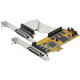 Startech.Com 8-Port PCI Express Serial Card - Low Profile - 16550 UART - PCIe RS-232 Serial Card (PEX8S1050LP) - PCI Express x1 - 8 x DB-9 Serial Via Cable - Plug-in Card - TAA Compliant - TAA Compliance PEX8S1050LP