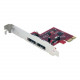 Startech.Com 2 Port SATA 6 Gbps PCIe eSATA Controller Card - 2 x 7-pin Male Serial ATA/600 External SATA - RoHS, TAA Compliance PEXESAT32