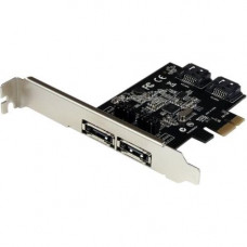 Startech.Com 2 Port PCI Express SATA 6 Gbps eSATA Controller Card - Dual Port PCIe SATA III Card - 2 Int/2 Ext - 2 x 7-pin Female Serial ATA Internal, 2 x 7-pin Female External SATA - PCI Express x1 - RoHS, WEEE Compliance PEXESAT322I