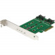 Startech.Com 3-Port M.2 SSD (NGFF) Adapter Card - 1 x PCIe (NVMe) M.2, 2 x SATA III M.2 - PCIe 3.0 - PCI Express 3.0 M.2 NGFF Card - TAA Compliance PEXM2SAT32N1