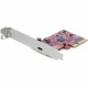 Startech.Com USB 3.2 Gen 2x2 PCIe Card - USB-C 20Gbps PCI Express 3.0 x4 Controller - USB Type-C Add-On PCIe Expansion Card -Windows/Linux - 1-Port USB 3.2 Gen 2x2 PCIe card with 1x USB Type-C Port - Up to SuperSpeed 20Gbps - USB-C PCI Express host contro