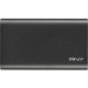 PNY Elite 240 GB Portable Solid State Drive - External - Black - USB 3.0 - 430 MB/s Maximum Read Transfer Rate - 3 Year Warranty PSD1CS1050-240-FFS