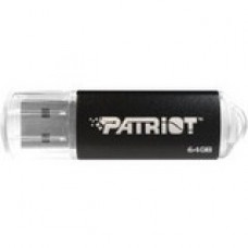 PATRIOT Memory Xporter Pulse USB 2.0 Flash Drive - 64 GB - USB 2.0 - Black - 2 Year Warranty PSF64GXPPBUSB