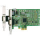 Brainboxes 2 Port RS232 Low Profile PCI Express Serial Card - Low-profile Plug-in Card - PCI Express - PC - 2 x Number of Serial Ports External - TAA Compliant PX-101