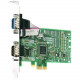 Brainboxes PX-257 2-Port PCI Express Serial Adapter - 2 x 9-pin DB-9 Male RS-232 Serial - RoHS, WEEE Compliance PX-257-001