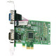 Brainboxes 2 Port RS232 PCI Express Serial Card - Plug-in Card - PCI Express x1 - PC - 2 x Number of Serial Ports External - TAA Compliant PX-257
