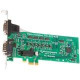 Brainboxes 2 Port RS422/485 PCI Express Serial Card With Opto Isolation - Plug-in Card - PCI Express x1 - PC - 2 x Number of Serial Ports External - TAA Compliant PX-310