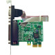 Brainboxes 1 Port RS232 PCI Express Serial Card with LPT Parallel Printer Port - Plug-in Card - PCI Express x1 - PC - 1 x Number of Parallel Ports External - 1 x Number of Serial Ports Internal - TAA Compliant PX-475