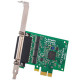 Brainboxes 4 Port RS232 PCI Express Serial Card - PCI Express x1 - 4 x DB-9 Male RS-232 Serial Via Cable - Plug-in Card - TAA Compliant - RoHS, WEEE Compliance PX-701