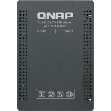 QNAP QDA-A2MAR DAS Storage System - 2 x SSD Supported - Serial ATA/600 Controller - RAID Supported 0, 1, JBOD - 2 x Total Bays - Internal - TAA Compliance QDA-A2MAR