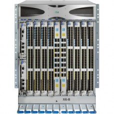 HPE SN8600B 4-slot Power Pack+ Port Side Air Intake Director Switch Chassis - 32 Gbit/s - 8 x Total Expansion Slots - Manageable - Rack-mountable - 9U - Redundant Power Supply R0Q25A