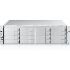 Promise Vess R3600iS SAN/NAS Storage System - 16 x HDD Supported - 8 x HDD Installed - 192 TB Installed HDD Capacity - 16 x SSD Supported - 0 x SSD Installed - 32 GB RAM - 1 x 12Gb/s SAS Controller - RAID Supported 0, 1, 5, 6, 10, 50, 60 - 16 x Total Bays