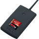 RF IDeas pcProx Smart Card Reader - Contactless - Cable3" Operating Range - Serial Black - TAA Compliance RDR-6081AK6