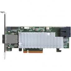 HighPoint RocketRAID 3742A SAS Controller - 12Gb/s SAS, Serial ATA - PCI Express 3.0 x8 - Plug-in Card - RAID Supported - 0, 1, 5, 6, JBOD, 5+0, 1+0 RAID Level - 16 Total SAS Port(s) - 8 SAS Port(s) Internal - 8 SAS Port(s) External - PC, Linux, Mac RR374