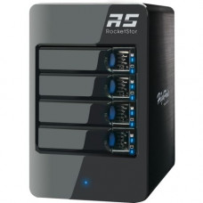 HighPoint RocketStor 6314A 4-Bay Thunderbolt 2 Hardware RAID Storage Enclosure - 4 x HDD Supported - 32 TB Supported HDD Capacity0, 1, 5, 6, 10, JBOD, 1, 5, 6, 10, JBOD - 4 x Total Bays - 4 x 2.5"/3.5" Bay - Tower - RoHS Compliance RS6314A