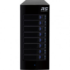 HighPoint 8-Bay Thunderbolt 3 40Gb/s Hardware RAID Storage Enclosure - Serial Attached SCSI (SAS) Controller0, 1, 5, 6, 10, 50, JBOD - 8 x Total Bays - 8 x 2.5"/3.5" Bay - Tower RS6618A