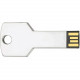 CENTON 16GB DataStick USB 2.0 Flash Drive - 16 GB - USB 2.0 - Chrome - 5 Year Warranty S1-U2F15-16G