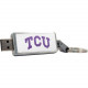 CENTON 16GB Keychain V2 USB 2.0 Texas Christian University - 16 GB - USB 2.0 - 1/Pack - Texas Christian University Logo S1-U2K1CTCU-16G
