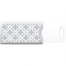 CENTON OTM 8GB Push USB 2.0 Elm Collection, Grey - 8 GB - USB 2.0 - Gray - 1 Year Warranty S1-U2P1ELM01-8G