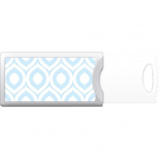 CENTON OTM 8GB Push USB Elm Collection, Sky Blue - 8 GB - Sky Blue - 1 Year Warranty S1-U2P1ELM03-8G