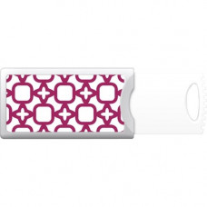 CENTON OTM 8GB Push USB Elm Bold Collection, Purple - 8 GB - Purple - 1 Year Warranty S1-U2P1LMB04-8G