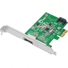 SIIG DP eSATA 6Gb/s 2-Port PCIe i/e - Serial ATA/600 - PCI Express - Plug-in Card - 2 Total SATA Port(s) - 1 SATA Port(s) Internal - 1 SATA Port(s) External - RoHS Compliance SC-SA0N11-S1