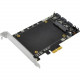 SIIG SATA 6Gb/s 3i+1 SSD Hybrid PCIe - Serial ATA/600 - PCI Express x2 - Plug-in Card - RAID Supported - 0, 1, 10 RAID Level - 3 Total SATA Port(s) - RoHS Compliance SC-SA0T11-S1