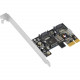 SIIG DP SATA II PCIe - Serial ATA - PCI Express x1 - Plug-in Card - 2 Total SATA Port(s) - RoHS Compliance SC-SAEB12-S1