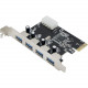 SYBA Multimedia 4 Port USB 3.0 PCI-e x1 Card - Small form factor with explosive speed! Faster and more efficient specification. Now, you can transfer large files, and video in 1/10th of the time. - WEEE Compliance SD-PEX20133