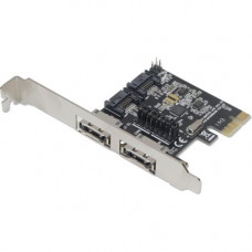 SYBA Multimedia Flex-2-port SATA III 6Gbps PCIe Card - Serial ATA/600 - PCI Express 2.0 x1 - Plug-in Card - 4 Total SATA Port(s) - 2 SATA Port(s) Internal - WEEE Compliance SD-PEX40049