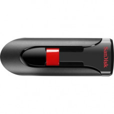 Sandisk Cruzer Glide USB Flash Drive - 16 GB - USB 2.0 - Black, Red - Retractable, Password Protection, Encryption Support, Temperature Proof SDCZ60-016G-A46