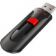 Sandisk Cruzer Glide USB Flash Drive - 128 GB - USB 2.0 - Black, Red - Retractable SDCZ60-128G-A46