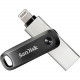 Sandisk iXpand Flash Drive Go For Your iPhone - 128 GB - USB 3.0 Type A, Lightning - 1 Year Warranty SDIX60N-128G-AN6NE