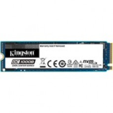 Kingston DC1000B 480 GB Solid State Drive - M.2 2280 Internal - PCI Express NVMe (PCI Express NVMe 3.0 x4) - Server Device Supported - 3200 MB/s Maximum Read Transfer Rate - 256-bit Encryption Standard SEDC1000BM8/480G