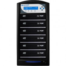 Vinpower Digital SharkBluCP Blu-ray/DVD/CD Tower Duplicator (Supports BD CopyProtection) - Standalone - 6 x Blu-ray Writer - 500 GB HDD40 CD Write/24 CD Rewrite12 BD Write/2 BD Rewrite16 DVD Write/8 DVD Rewrite - USB SHARKBLUCP-S6T-BK