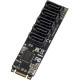 SYBA Multimedia 5 port Non-RAID SATA III 6Gbp/s to M.2 B+M Key Adapter PCI-e 3.0 x2 bandwith - Serial ATA/600 - PCI Express 3.0 x2 - Plug-in Card - Linux, PC SI-ADA40141